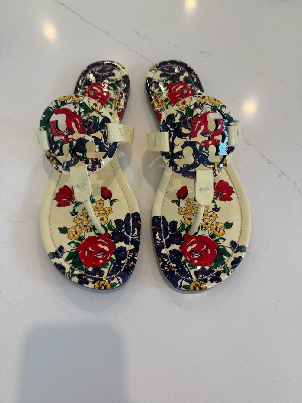 Tory Burch Patent Leather Limited Edition Miller Sandals